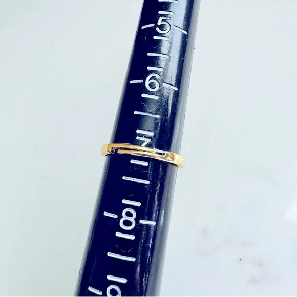 18K Gold Plated Four Leaf Clover Mother Of Pearl Adjustable Ring - Picture 6 of 6